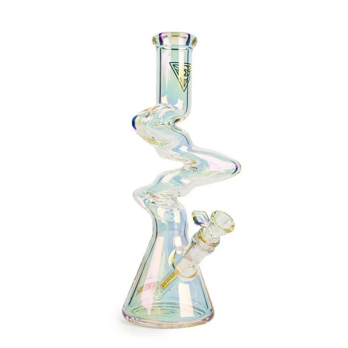 Red Eye 12" Triple Zong Metallilc Rainbow Beaker Bong Bongs Smoking Cat Distribution Default Title