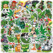 50pcs Assorted Cannabis Design Stickers Gadget Every Weekend Option G