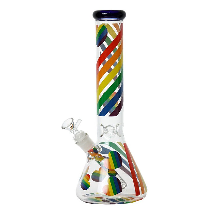 14″ 5MM Glass Beaker Bong – (LGBTQ-00x) Glass Bong Canadian Distributor