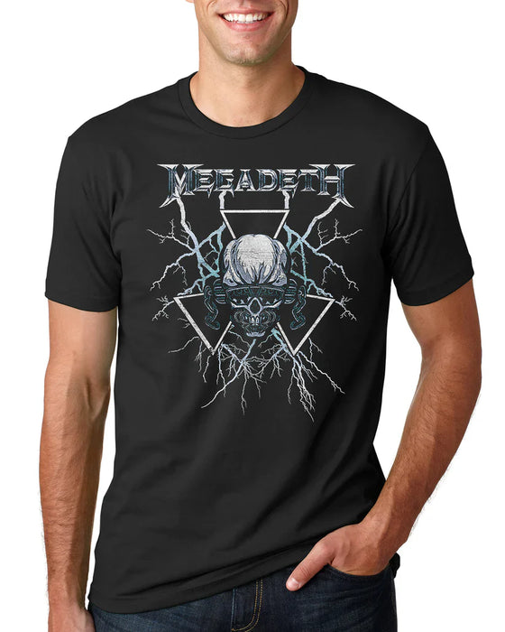Megadeth | “Red Bones” Men’s Black T-Shirt - Officially Licensed Short Sleeve Philcos