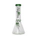 Johnny Green 12″ 9mm Beaker With Elephant Joint With Grid Percolator Slide – Green (MJG-002) Glass Bong Canadian Distributor