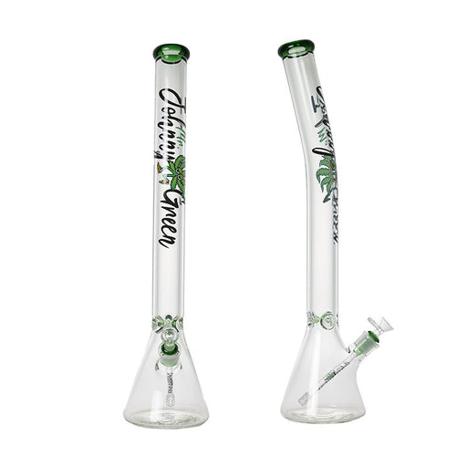 Johnny Green | 24″ Beaker Bong – 9MM Thick Bent Neck with Grid Percolator Slide (MJG-010) Glass Bong Canadian Distributor