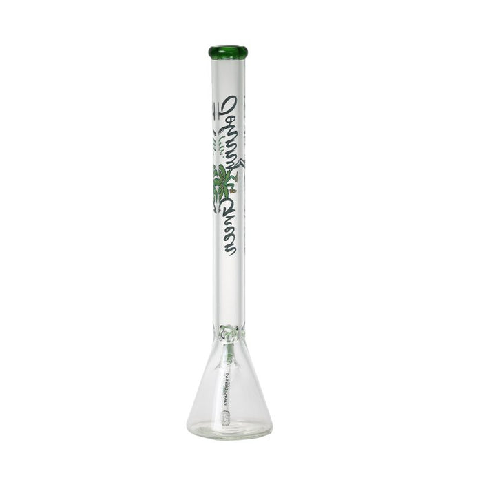 Johnny Green | 24″ Beaker Bong – 9MM Thick Bent Neck with Grid Percolator Slide (MJG-010) Glass Bong Canadian Distributor