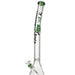 Johnny Green | 24″ Beaker Bong – 9MM Thick Bent Neck with Grid Percolator Slide (MJG-010) Glass Bong Canadian Distributor