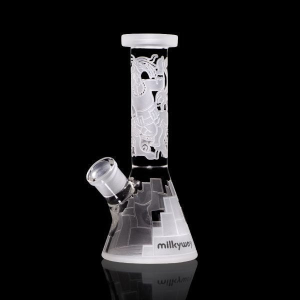Maya Fort 7.5″ Clear Mini Beaker Bong Glass Bong Multiverse