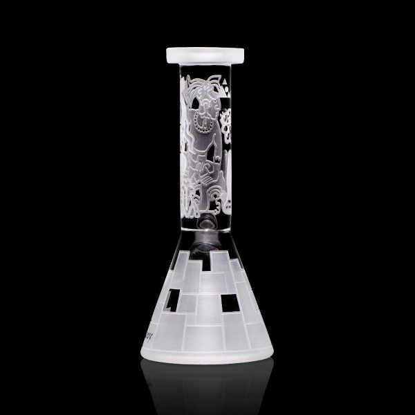 Maya Fort 7.5″ Clear Mini Beaker Bong Glass Bong Multiverse
