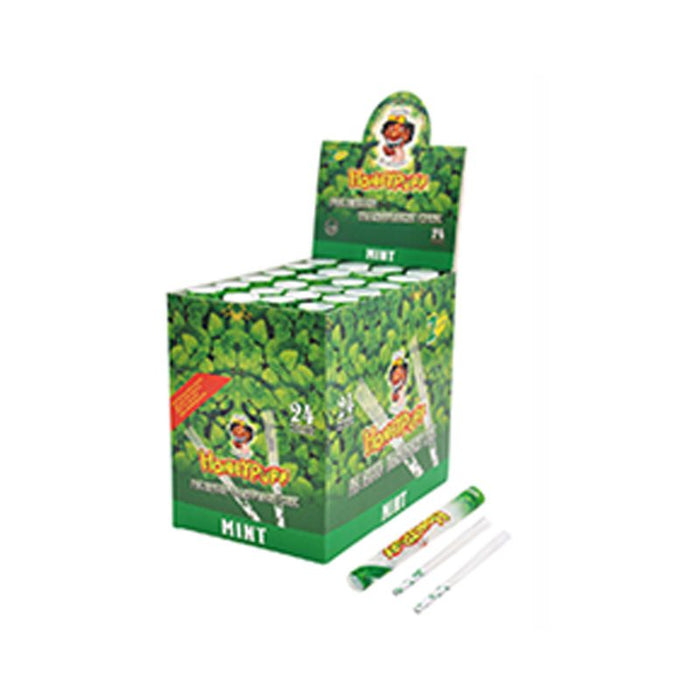 Honey Puff | Pre-Rolled Transparent Flavor Cones – 1 1/4 [P8226-02] - 24 packs Pre-rolled Cone (Display Pack) Canadian Distributor Mint