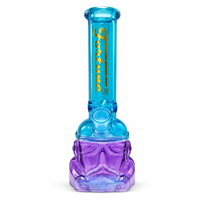 Fortune | 10" Novelty Helmet Glass Water Pipe Glass Bong Fortune