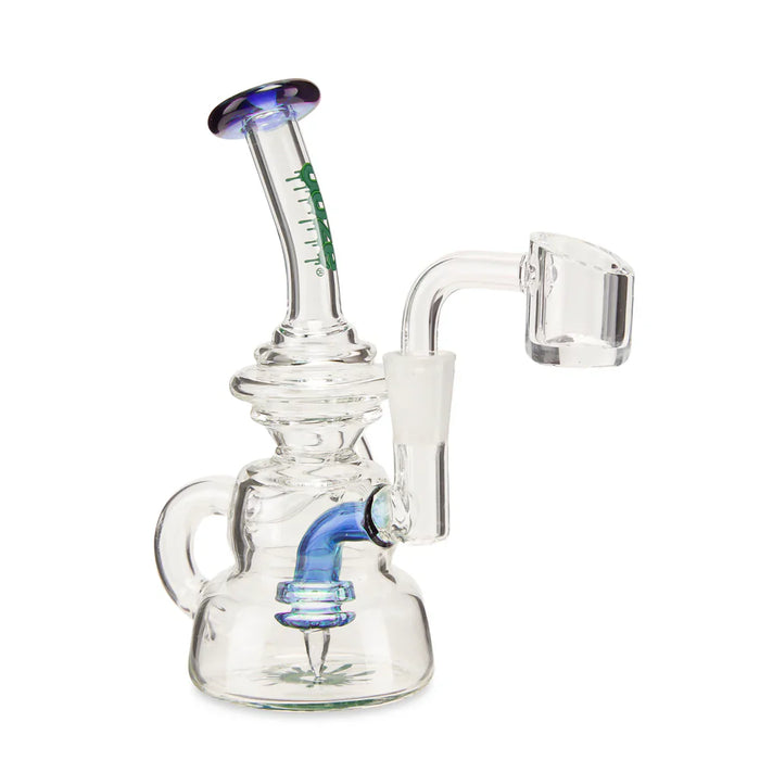 Ooze | Quartz Mini Rig - Rip Tide Glass Rig Cannatron