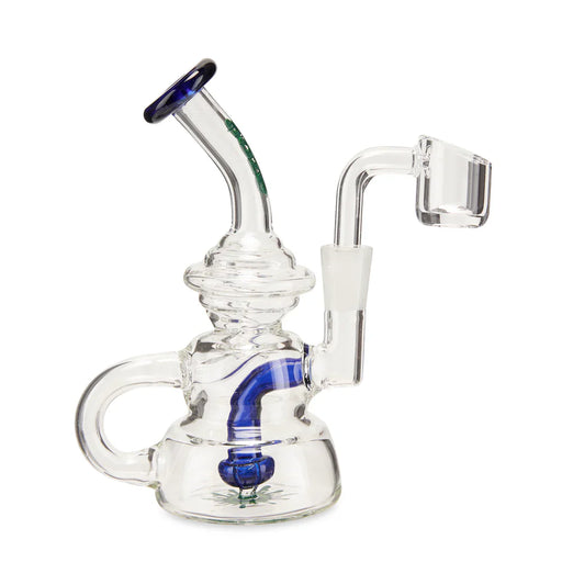 Ooze | Quartz Mini Rig - Flood Glass Rig Cannatron