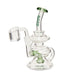 Ooze | Quartz Mini Rig - Rip Tide Glass Rig Cannatron Slime Green