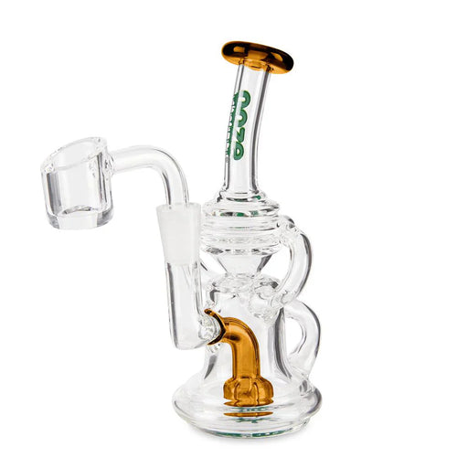 Ooze | Quartz Mini Rig - Surge Glass Rig Cannatron Sea Sand Amber