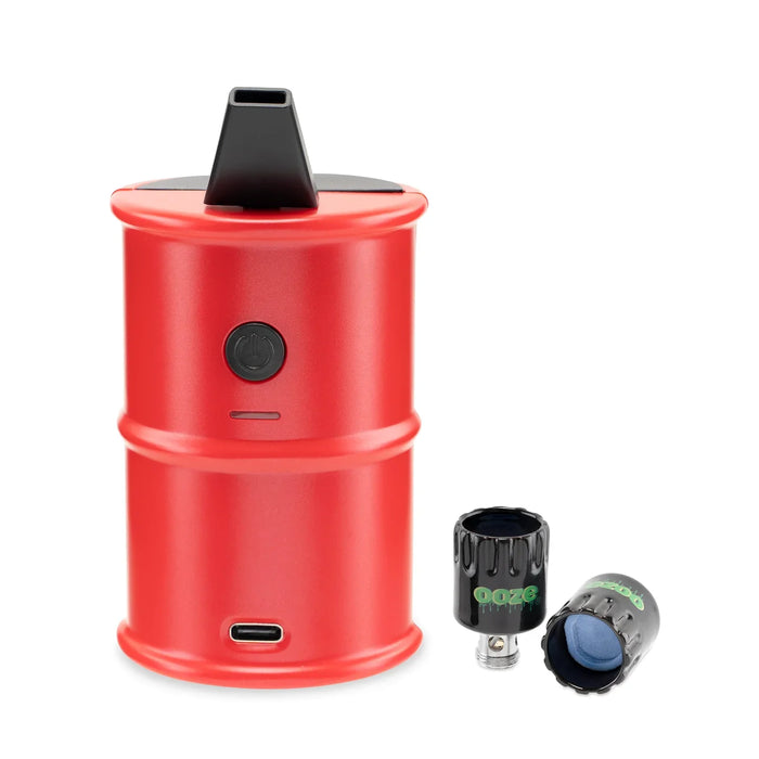 Ooze | Electro Barrel E-Rig – C-Core 2000 MAh Vaporizer Cannatron Red