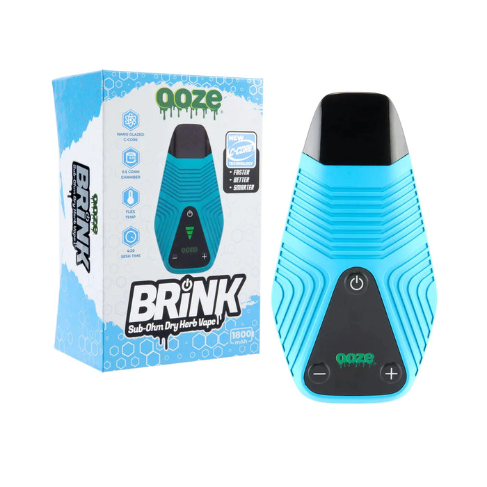 Ooze | Brink Dry Herb Vaporizer Dry Herb Vape Cannatron Sapphire Blue