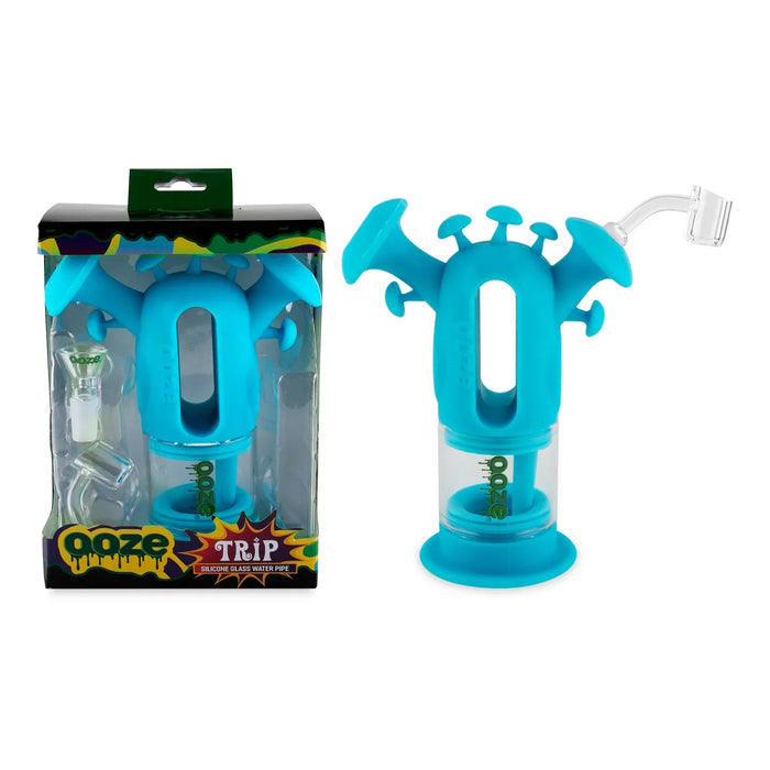 Ooze | Trip Pipe Silicone Water Bubbler & Dab Rig Resin · Silicone Rig Cannatron
