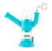 Ooze | Cranium Silicone Water Pipe, Dab Rig & Dab Straw - Aqua Teal Resin · Silicone Rig ONE
