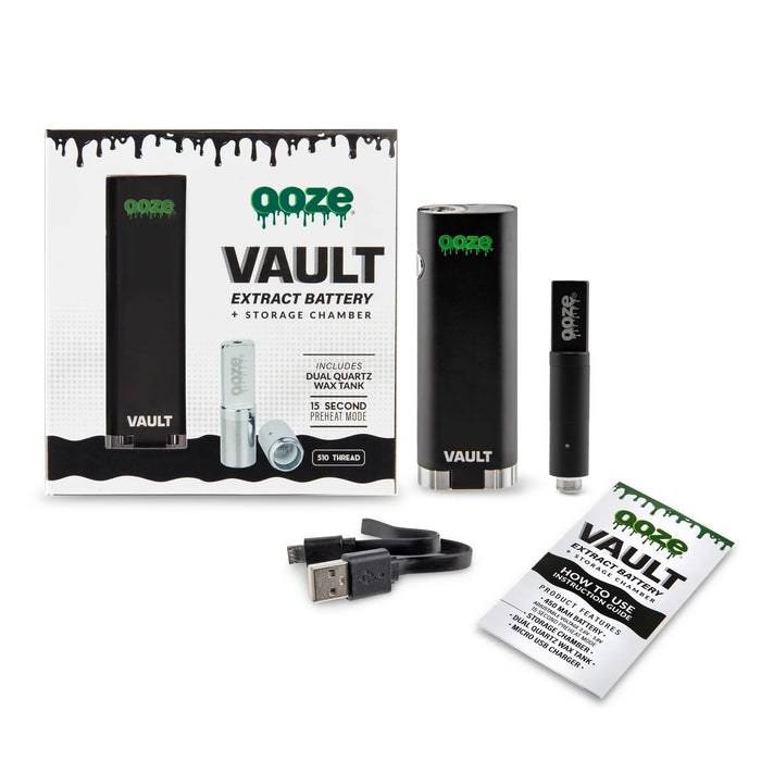 Ooze | Vault 510 Thread Vape Battery With Storage Chamber Bong Outlet Canada Ooze | Vault 510 Thread Vape Battery With Storage Chamber Bong Outlet Canada