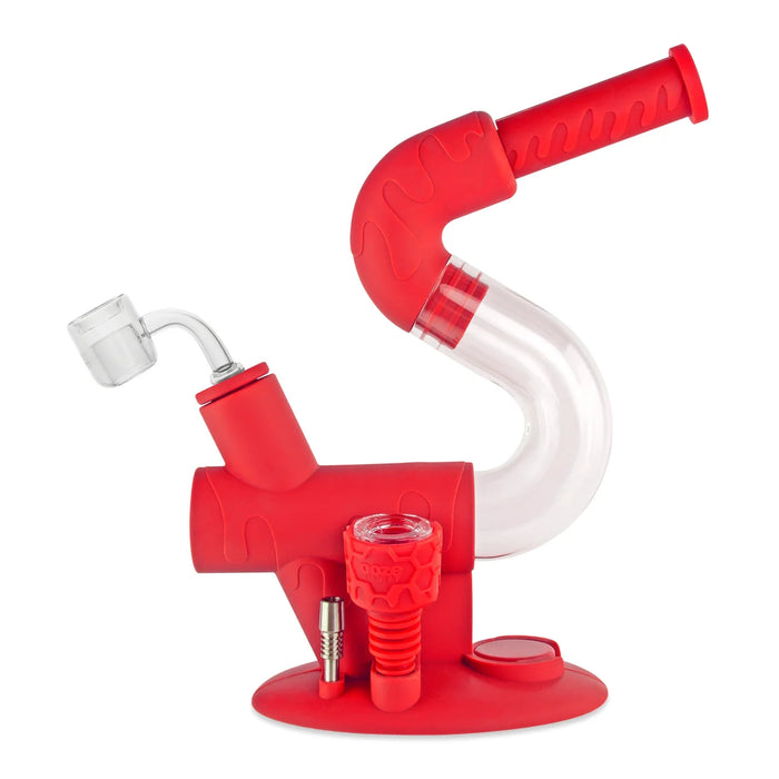 Ooze | Swerve Silicone Water Pipe, Dab Rig & Dab Straw