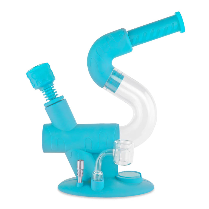 Ooze | Swerve Silicone Water Pipe, Dab Rig & Dab Straw