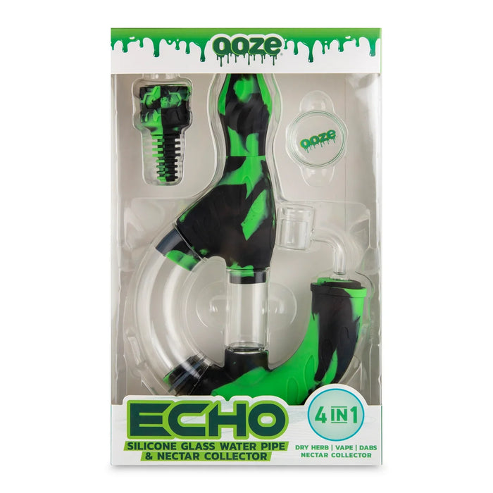Ooze | Echo Silicone Water Pipe, Dab Rig & Dab Straw