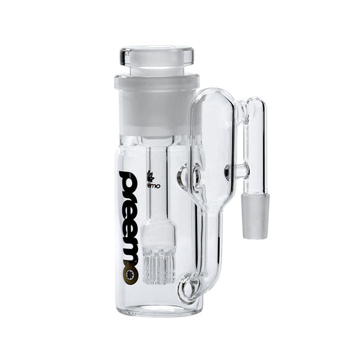 Preemo | 2-Piece Shower Tree Ashcatcher – Removable Perc Diffuser [P048] Ashcatcher · Percolator · Filter · Mouthpiece preemo CLEAR