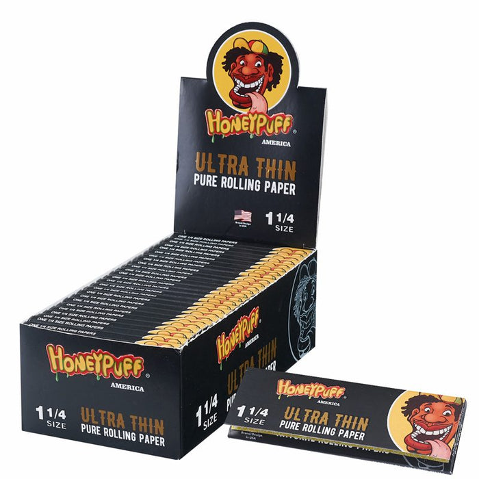 Honey Puff | Rolling Paper – Ultra Thin [P1181-01] - 50 packs 1 - 1/4" Size Canadian Distributor