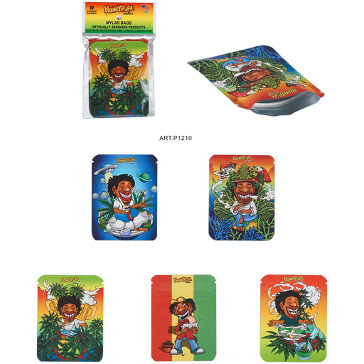 Honey Puff | Mylar Bag – Mixed Color [P1210] Zip Bag Canadian Distributor