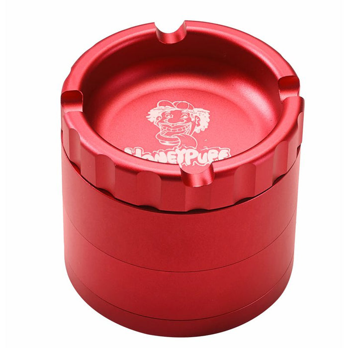 Honey Puff | 4 Parts 63mm Grinder [P1238] Regular Grinder Canadian Distributor Red