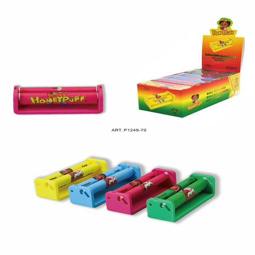 Honey Puff | Plastic Paper Rolling Machine [P1249-70] - 12 packs Roller Canadian Distributor 70mm