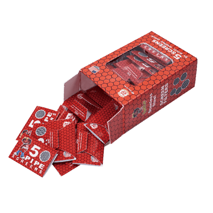 Honey Puff | Pipe Screen – Assorted Colors [P1274-40] Metal Screen Canadian Distributor