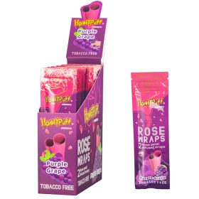 Honey Puff | Organic Flavored Rose Wraps – Box of 15 [P1291] Leaf Wrap Canadian Distributor Purple Grape
