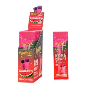 Honey Puff | Organic Flavored Rose Wraps – Box of 15 [P1291] Leaf Wrap Canadian Distributor Watermelon