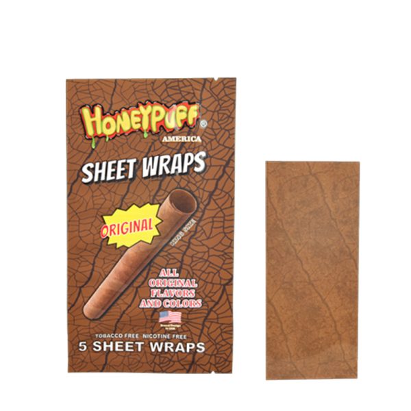 Honey Puff | Flavored Sheet Wraps – Box of 25 [P1295] Leaf Wrap Canadian Distributor Original