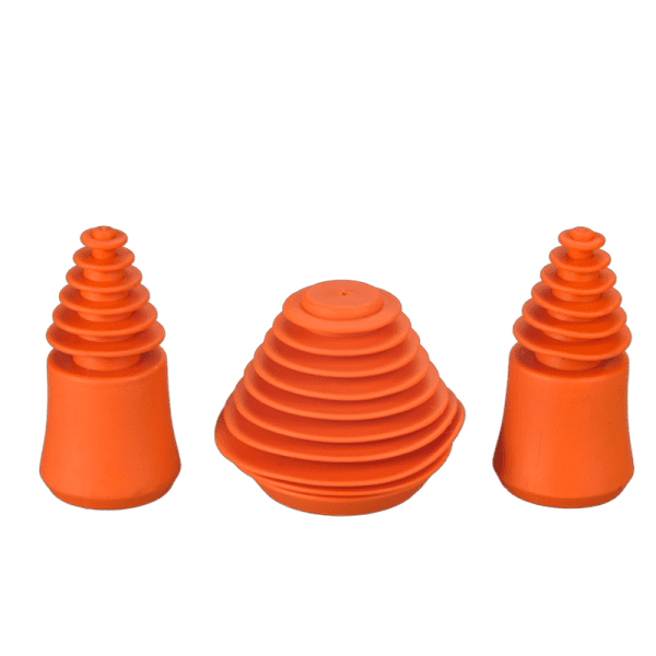 Honey Puff | Cleaner Plugs + Caps – Display of 6 [P1313] Cleaning Plug · Cap Canadian Distributor Orange