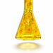 10" Daisy Pattern Colored Glass Beaker Glass Bong Super Supplys Inc