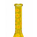 10" Daisy Pattern Colored Glass Beaker Glass Bong Super Supplys Inc