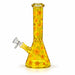 10" Daisy Pattern Colored Glass Beaker Glass Bong Super Supplys Inc