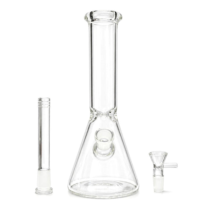 10" Classic Clear Beaker Bong Glass Bong Super Supplys Inc