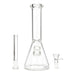 10" Classic Clear Beaker Bong Glass Bong Super Supplys Inc
