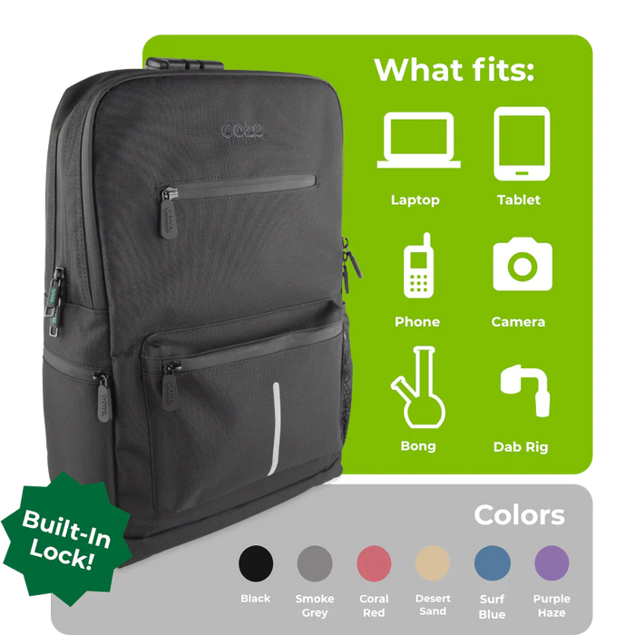 Ooze | Traveler Classic Smell Proof Backpack Bag Cannatron