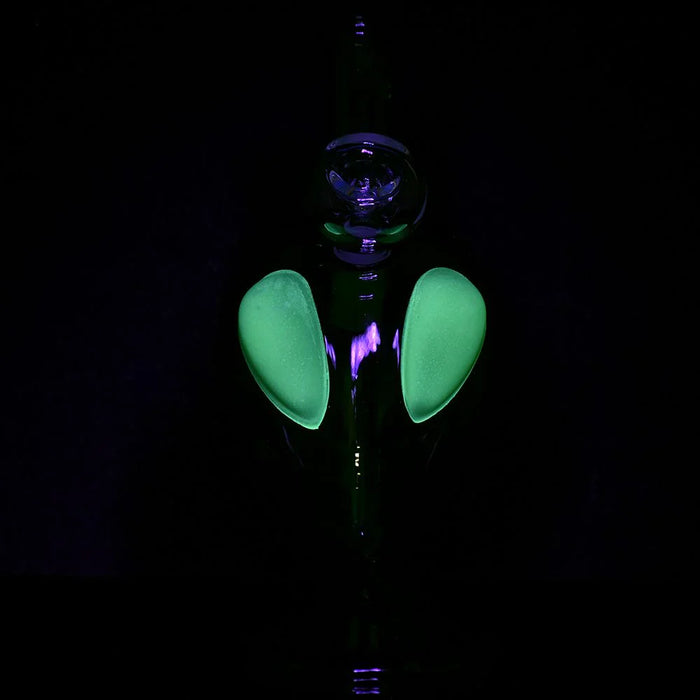 Hemper | 6" Alien Head Bong – Glow-in-the-Dark Eyes [PP5401ST] Glass Bong Smoking Cat Distribution