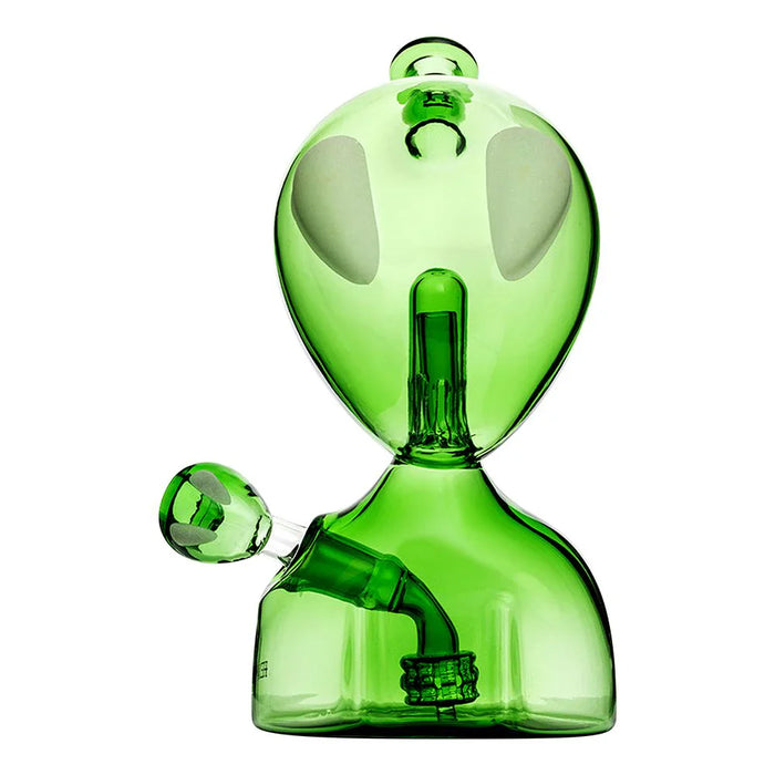 Hemper | 6" Alien Head Bong – Glow-in-the-Dark Eyes [PP5401ST] Glass Bong Smoking Cat Distribution