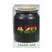420 rasta color stash jar Jar Roast and Toast Gifts
