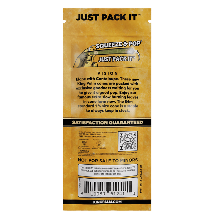 King Palm | Flavored Palm Cones - 15 packs Leaf Wrap Cannatron