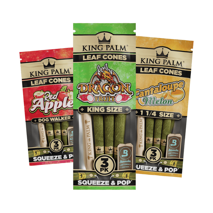 King Palm | Flavored Palm Cones - 15 packs Leaf Wrap Cannatron