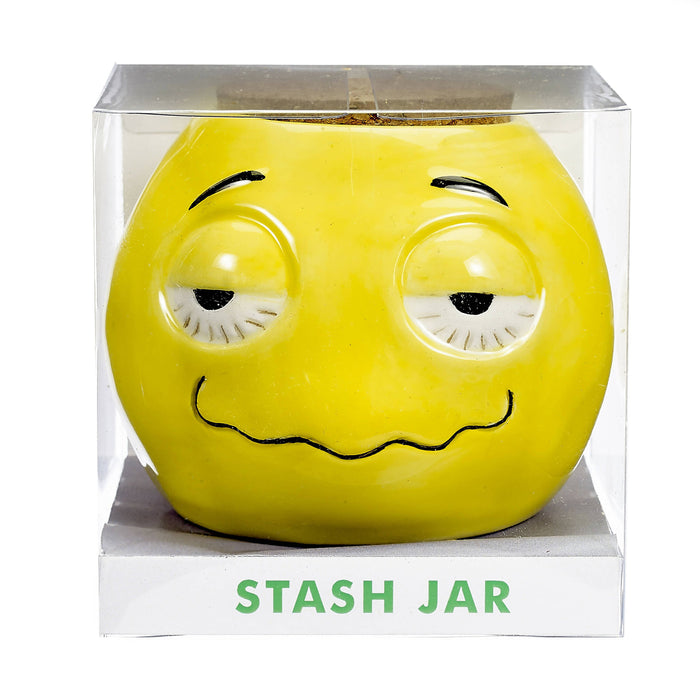 STONED EMOJI STASH JAR Jar Roast and Toast Gifts