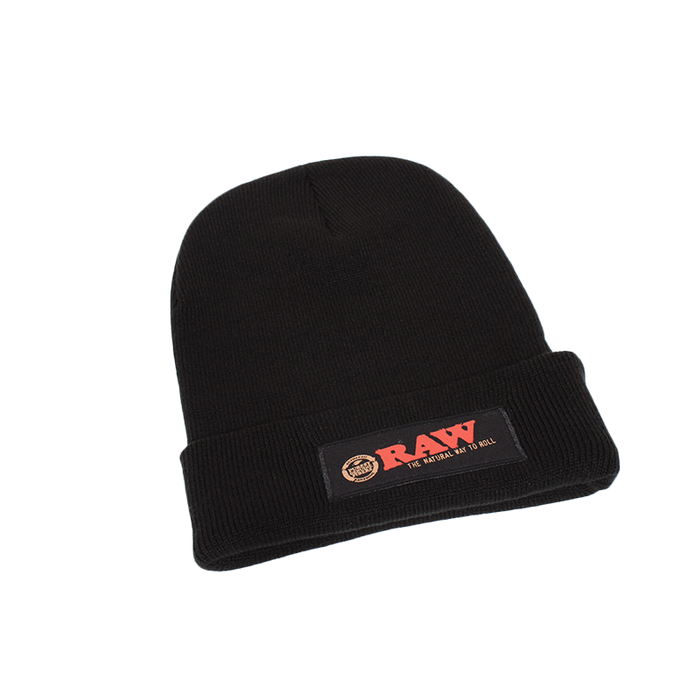RAW | Black Beanie Hat & Toque Smoking Cat Distribution