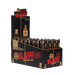 RAW | Black Natural King size Unrefined Pre-Rolled Cone - 32 packs [CP1421] Pre-rolled Cone (Display Pack) ONE