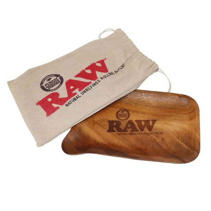 RAW | Wooden Spout Rolling Tray