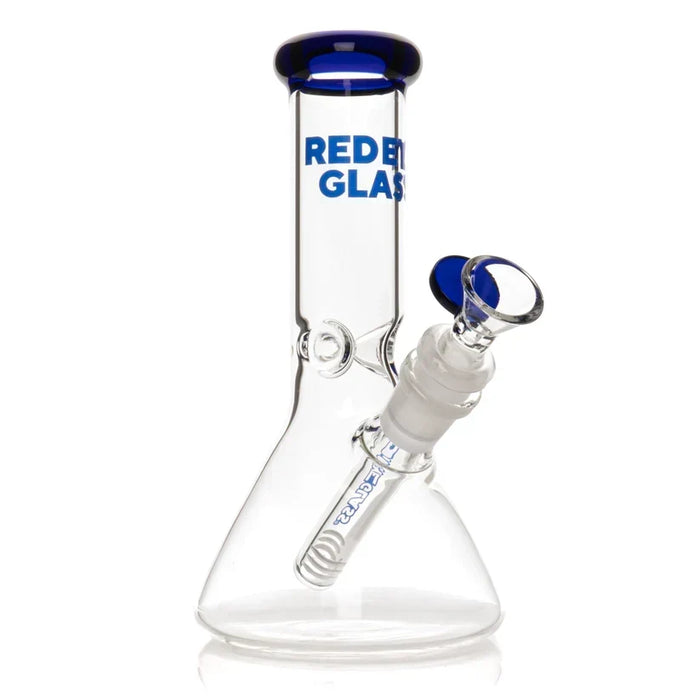 Red Eye Glass 8" Beaker Bong with Decorative Gift Box included Bongs Smoking Cat Distribution Blue